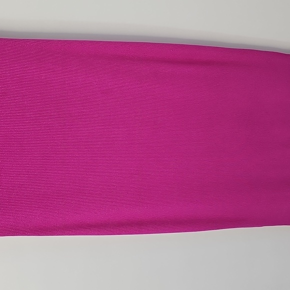 SKIMS Lounge Dress Shimmering Barbie Pink Mermaid Long Maxi Adjustable Straps - Picture 9 of 16